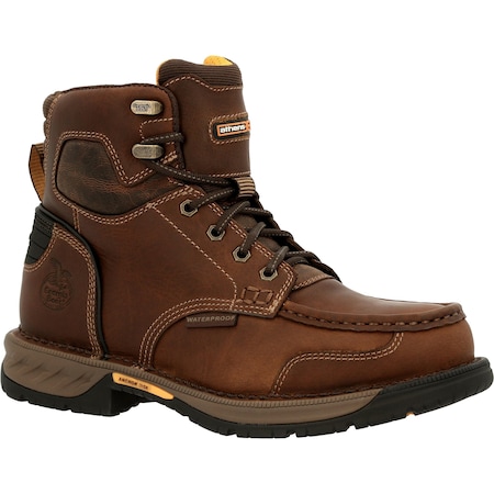 Size 8 Steel Steel Toe Boots, Brown